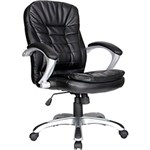 Ficha técnica e caractérísticas do produto Cadeira Presidente NF-029M Preta - Classic Home