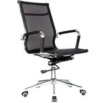 Ficha técnica e caractérísticas do produto Cadeira Presidente NF-6004M Preta - Classic Home