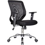 Ficha técnica e caractérísticas do produto Cadeira Presidente NF-280-1 Preta - Classic Home