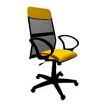 Ficha técnica e caractérísticas do produto Cadeira Presidente Tela Soft Amarelo Elo