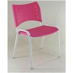 Ficha técnica e caractérísticas do produto Cadeira Prisma Collor Fixa - Rosa - ROSA