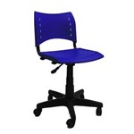 Ficha técnica e caractérísticas do produto Cadeira Prisma Giratória Assento e Encosto em Polipropileno - Azul Royal