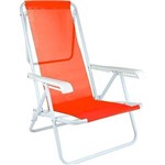 Cadeira Reclinável 8 Posições Aço Coral