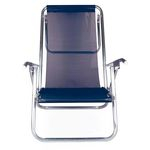 Ficha técnica e caractérísticas do produto Cadeira Reclinável Azul 5 Posições Mor Alumínio