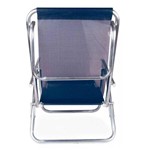 Ficha técnica e caractérísticas do produto Cadeira Reclinável em Alumínio com 5 Posições Azul - Mor