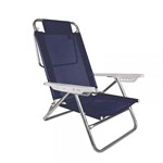 Ficha técnica e caractérísticas do produto Cadeira Reclinável Summer Alumínio - Mor