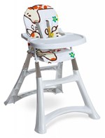 Ficha técnica e caractérísticas do produto Cadeira Refeicao Alta Premium - Girafas - Galzerano