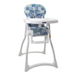 Ficha técnica e caractérísticas do produto Cadeira Refeição + Encosto com 4 Posições Merenda Peixinhos Azul Burigotto