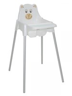 Ficha técnica e caractérísticas do produto Cadeira Refeição Teddy Alta Branco Infantil - Tramontina - Tramontina
