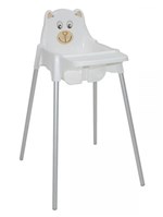 Ficha técnica e caractérísticas do produto Cadeira Refeição Teddy Alta Branco Infantil - Tramontina