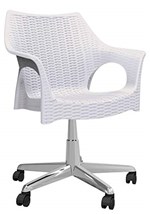 Ficha técnica e caractérísticas do produto Cadeira Relic Office (rodízio Cromado) Branca