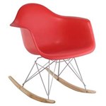 Ficha técnica e caractérísticas do produto Cadeira Rivatti Eiffel com Balanço - Vermelho