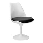 Ficha técnica e caractérísticas do produto Cadeira Saarinen - Branco/Preto