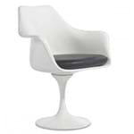 Ficha técnica e caractérísticas do produto Cadeira Saarinen com Braço Branca