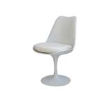 Ficha técnica e caractérísticas do produto Cadeira Saarinen Sem Braço ABS Base Alumínio Branca com Almofada Branca Or Design