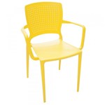 Ficha técnica e caractérísticas do produto Cadeira Safira com Braço Amarelo 92049000 Tramontina