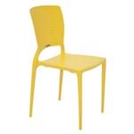 Ficha técnica e caractérísticas do produto Cadeira Safira em Polipropileno Tramontina Amarelo