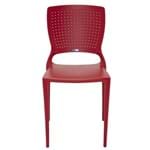 Ficha técnica e caractérísticas do produto Cadeira Safira em Polipropileno Vermelho Tramontina