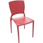 Ficha técnica e caractérísticas do produto Cadeira Safira Polipropileno Vermelha - Tramontina