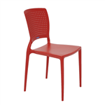 Ficha técnica e caractérísticas do produto Cadeira Safira Vermelha Tramontina 92048040