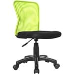 Cadeira Secretária Assisi Sem Braço Preto/Verde - Components