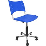 Ficha técnica e caractérísticas do produto Cadeira Secretária C/Regulagem de Altura e Rodízio Azul Multivisão Sigma