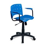 Ficha técnica e caractérísticas do produto Cadeira Secretária Colordesign - Azul Doce