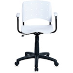 Ficha técnica e caractérísticas do produto Cadeira Secretária Colordesign Nylon Branca - Designflex