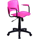 Ficha técnica e caractérísticas do produto Cadeira Secretária Colordesign Nylon Rosa - Designflex