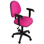 Ficha técnica e caractérísticas do produto Cadeira Secretária Executiva Ergonomica Pink