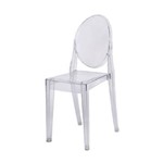 Cadeira Sem Braço Or Design Sofia Invisible Incolor