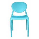 Ficha técnica e caractérísticas do produto Cadeira Sem Braço Slick Polipropileno I`M IN - Azul Doce