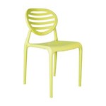 Ficha técnica e caractérísticas do produto Cadeira Sem Braço Stripe Polipropileno I`M IN - Amarelo Claro