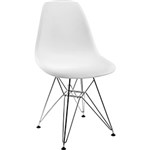 Ficha técnica e caractérísticas do produto Cadeira Side Base Cromada Branco - By Haus