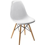 Ficha técnica e caractérísticas do produto Cadeira Side Base Madeira Branco Sólido - By Haus