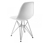 Ficha técnica e caractérísticas do produto Cadeira Side PP Branca com Base Cromada - By Haus