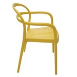 Ficha técnica e caractérísticas do produto Cadeira Sissi com Braços Amarela Tramontina