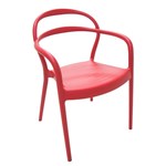 Ficha técnica e caractérísticas do produto Cadeira Sissi com Braços Vermelho - Tramontina