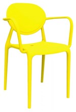 Ficha técnica e caractérísticas do produto Cadeira Slick com Braço Amarela - Im In