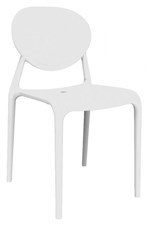 Ficha técnica e caractérísticas do produto Cadeira Slick Sem Braço Branca - Im In