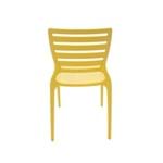 Ficha técnica e caractérísticas do produto Cadeira Sofia Encosto Horizontal Sem BRAÇOS Amarela Ref: 92237/000