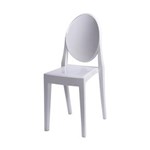 Ficha técnica e caractérísticas do produto Cadeira Sofia Invisible Sem Braço Branca - Or Design - Branco