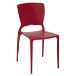 Ficha técnica e caractérísticas do produto Cadeira Sofia Tramontina 92236040 Vermelha