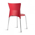 Ficha técnica e caractérísticas do produto Cadeira Stelle Cromada - Vermelha