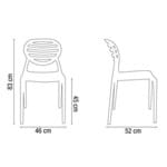 Ficha técnica e caractérísticas do produto Cadeira Stripe Amarela