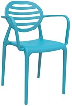 Ficha técnica e caractérísticas do produto Cadeira Stripe com Braço Azul - Im In