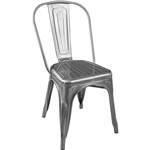 Ficha técnica e caractérísticas do produto Cadeira Tolix Aço Carbono Cinza - By Haus