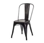 Ficha técnica e caractérísticas do produto Cadeira Tolix Iron Design Preto Vintage