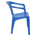 Ficha técnica e caractérísticas do produto Cadeira Tramontina Atalaia Basic com Braços em Polipropileno Azul Tramontina 92210070