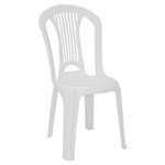 Ficha técnica e caractérísticas do produto Cadeira Tramontina Atlântida Sem Braços Plástico Branco